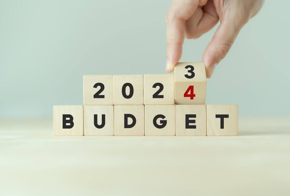 new year budget planning for businesses in 2024 and the start of a new year