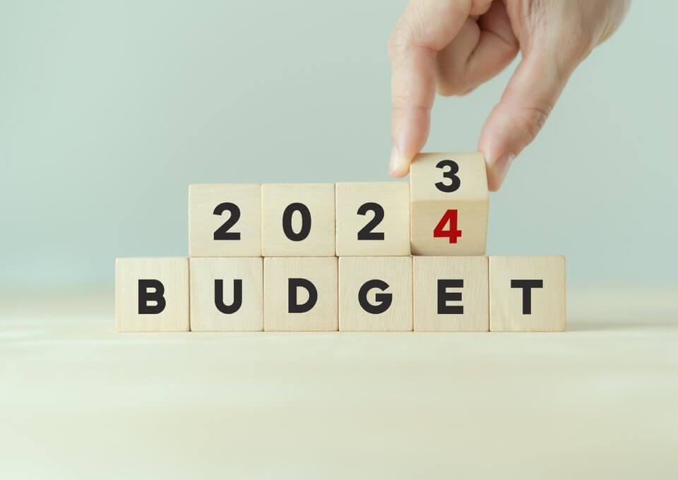 new year budget planning for businesses in 2024 and the start of a new year