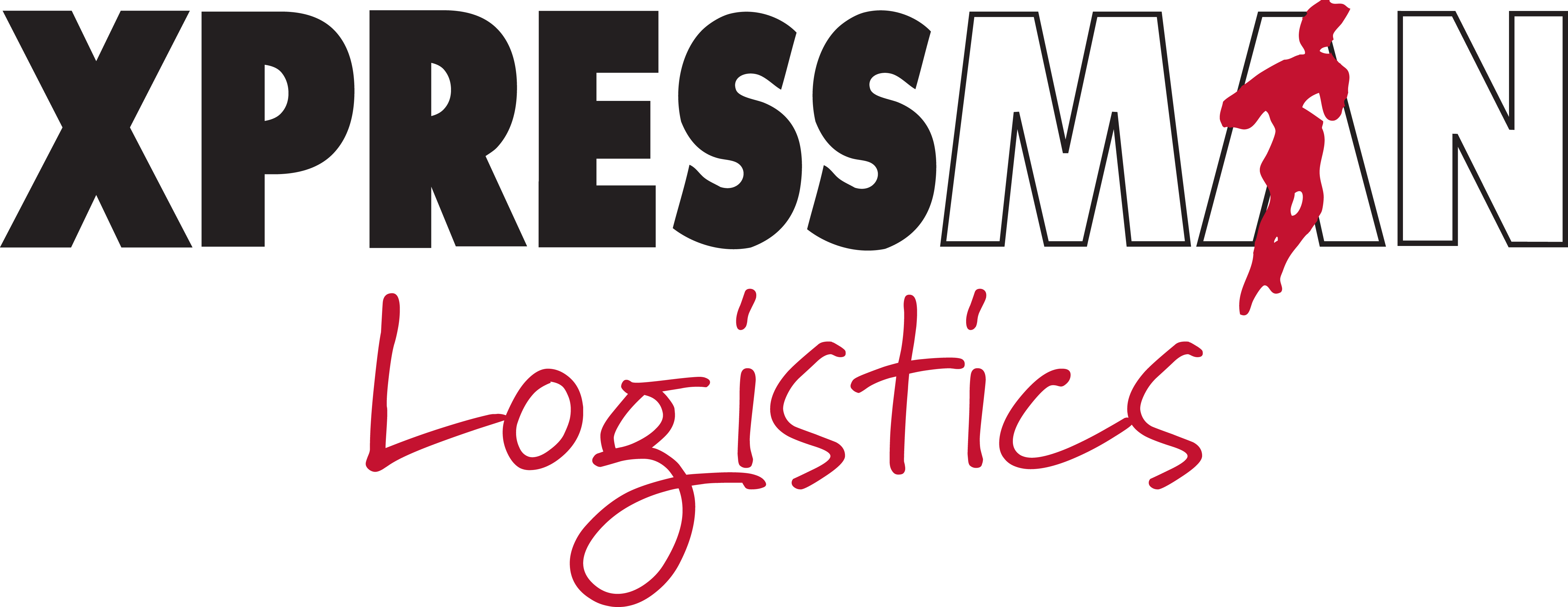 xpressman logistics trucking commercial courier logo