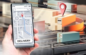 scheduling logistics services on phone for business to manage inventory and distribution