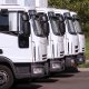 in-line trucks in a line haul shipping delivery for businesses b2b routing for manufacturers and retailers to reduce delivery transit times